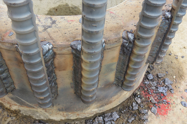 フレア溶接工法