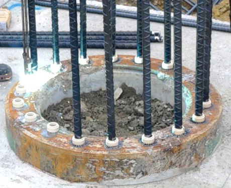 杭頭スタッド・パイルスタッド・異形スタッド工事